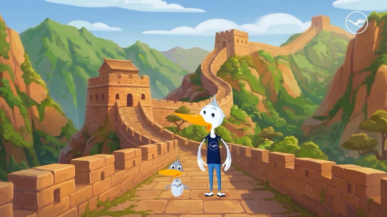 Adventure of Lu & Cosmo – The world`s longest wall | Lufthansa