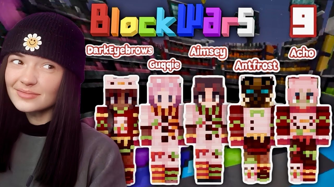 Block Wars 9 w/ Michela, Guqqie, Antfrost & Acho!