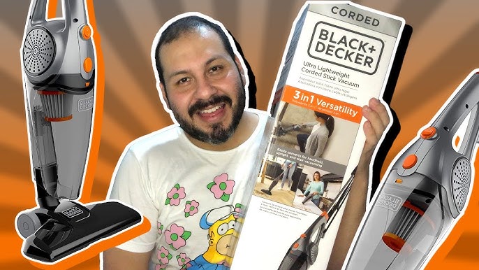 Black+Decker Lightweight 3-in-1 Corded Stick Vacuum 