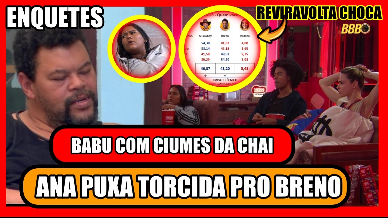 🔥REVIRAVOLTA CHOCA; SITUAÇÃO REVOLTANTE; BRENO LEVA ANA PAULA E CHAI PRO CINEMA; BBB26