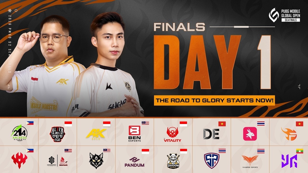 ภาพหน้าปกการถ่ายทอดสด PMGO 2026 Season 2 SEA Finals วันที่หนึ่ง