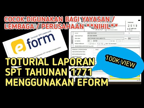 Cara Laporan SPT tahunan 1771 Menggunakan EFORM