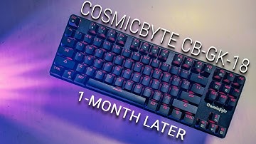 Cosmic Byte firefly CB-GK-18 after one month - How does it perform?
