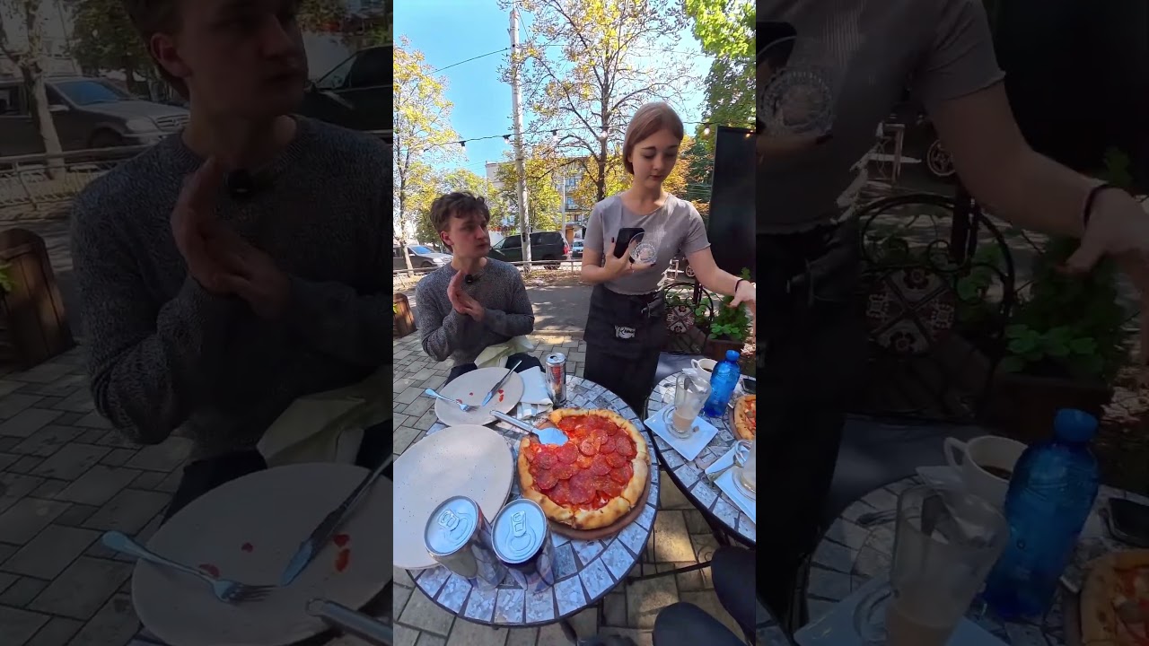 Even during a pleasant meal… Constant sirens. constant fear.