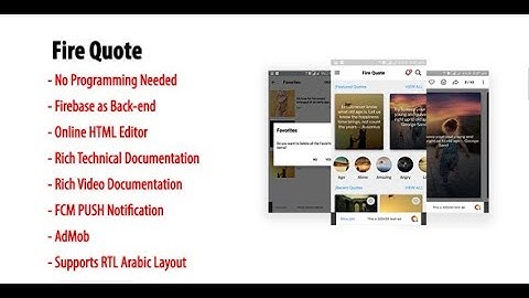 Fire Quote | Android Quote & Status App Source Code with Firebase Back-end