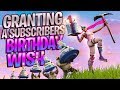 Granting One Of My Subscribers Birthday Wishes!