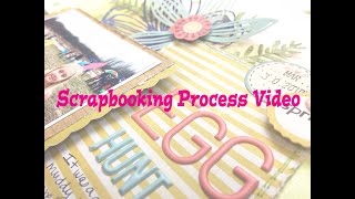 Scrapbooking Process #197- "Egg Hunt" for Scrapmadness