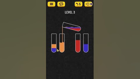 Water Sort Puzzle level 3 | Gameplay Mobile Games #shorts