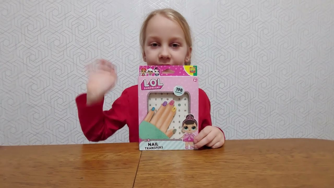 Распаковка Наклеек для ногтей Ses Creative серии L.O.L Surprise! – Модный Лук (14193S) из rozetka
