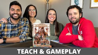 Zoo Vadis - Kickstarter Teach & Playthrough feat. Board Game Barrage