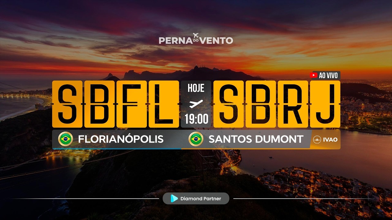 FLIGHT SIMULATOR | SBFL SBRJ - IVAO - VENHA VOAR COM A GENTE - YouTube