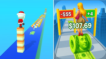 Money Roller vs Cube Surfer! 😱 All Levels Unlocked!