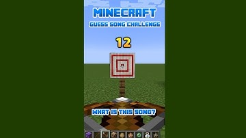 Minecraft Guess Song Challenge 12 What is this "Minecraft NoteBlock"? #shorts