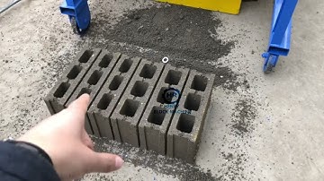 No need electricity of Diesel engine powered hollow block making machine movable mobile egg payer