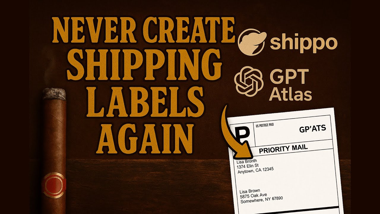 Create Shipping Labels on Autopilot: Automate Cigar Order Fulfillment