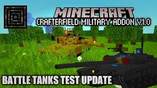 Crafterfield Military Modern Warfare Addon | Tanks Test Update V1.0 | Creator Crafter321 screenshot 2