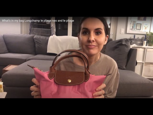 WHAT'S IN MY WORK BAG ? LONGCHAMP LE PLIAGE NEO SMALL BAG 