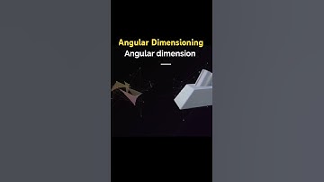 Angular dimensioning
