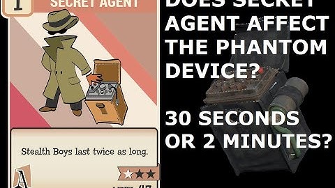 Does Secret Agent affect Phantom Devices? Yes.