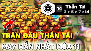 SIÊU MÃN NHÃN VỚI TRẬN ĐẤU THẦN TÀI MAY MẮN NHẤT ĐTCL MÙA 11 KHI DÁT VÀNG FULL 5 TIỀN 3 SAO