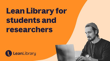 Lean Library for students and researchers