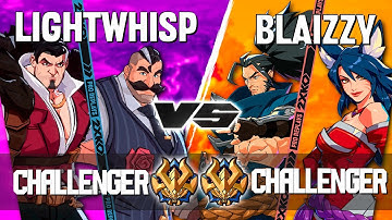 2XKO ▰ LIGHTWHISP (Braum-Darius) vs BLAIZZY (Yasuo-Ahri) ▰ 2XKO Pro level replays