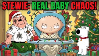 Family Guy Funny Moments | Stewie Becomes A Real Baby & Christmas Chaos