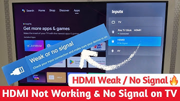 How to Fix TV HDMI Port Not Working | Resolve HDMI No Signal Issue on TV - Fix it Now 🔌📺