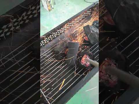 【バーベキュー】【BBQ】バーベキューの火おこし🍖🔥🍴