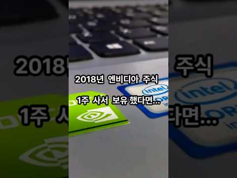 2018년 엔비디아 주식 1주 사서 보유했다면...