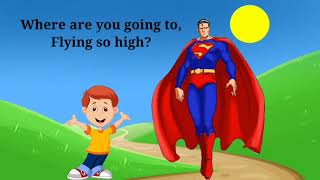 Poem-Flying - Man Grade rhyming words