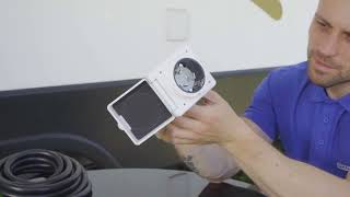 TrekPower RV 50 Amp Power Inlet - WHITE