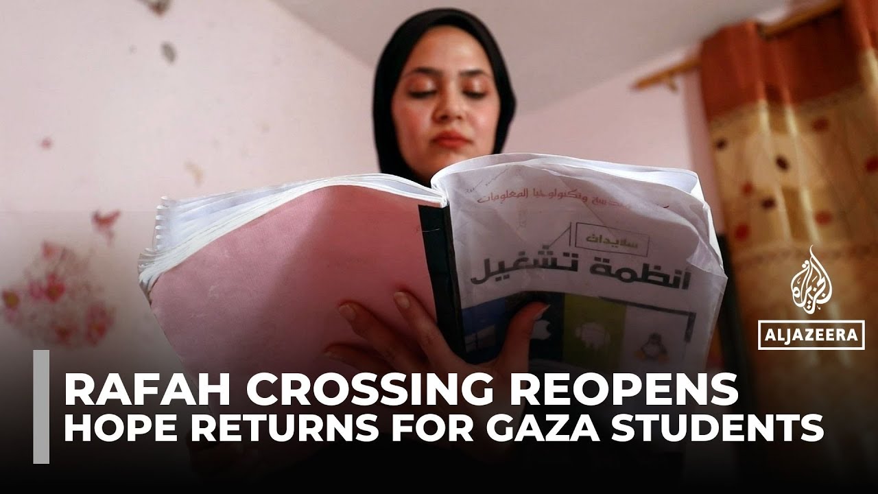 طلاب غزة يلمحون بصيص أمل مع إعادة فتح معبر رفح الذي ينعش أحلامهم الدراسية