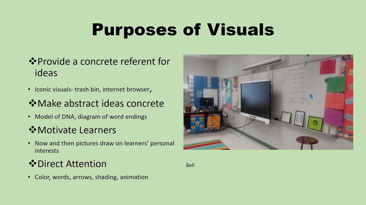 Chapter 9 Enhancing Learning with Text and Visuals Bell