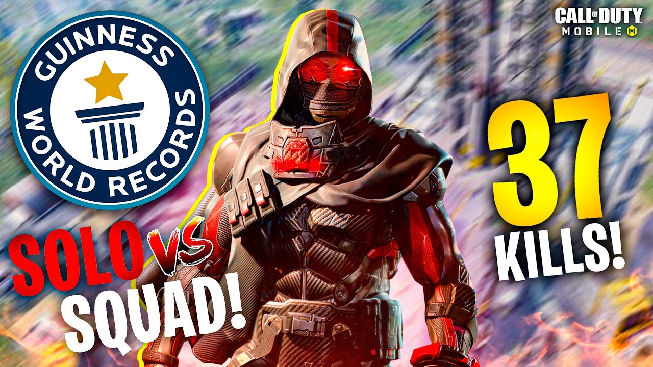 NEW WORLD RECORD SOLO VS SQUAD 37 KILLS IN BLACKOUT - COD MOBILE ...