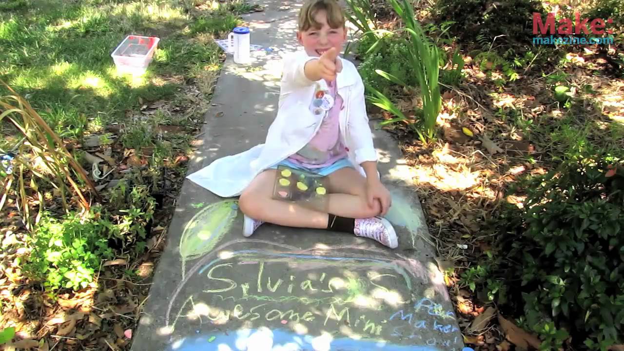 Sylvia's Super Awesome Mini Maker Show: Sidewalk Chalk