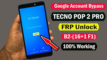 TECNO POP 2 PRO FRP BYPASS | TECNO B2 (16+1 F1) GOOGLE ACCOUNT REMOVE FRP UNLOCK 8.1.0 WITHOUT PC |