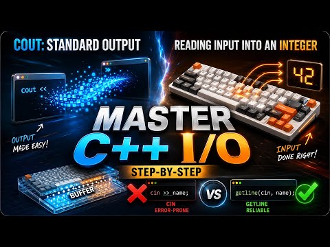 Master C++ Input/Output in 4 Simple Steps (cin, cout, getline)