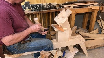 Adze handle shaping and fitting