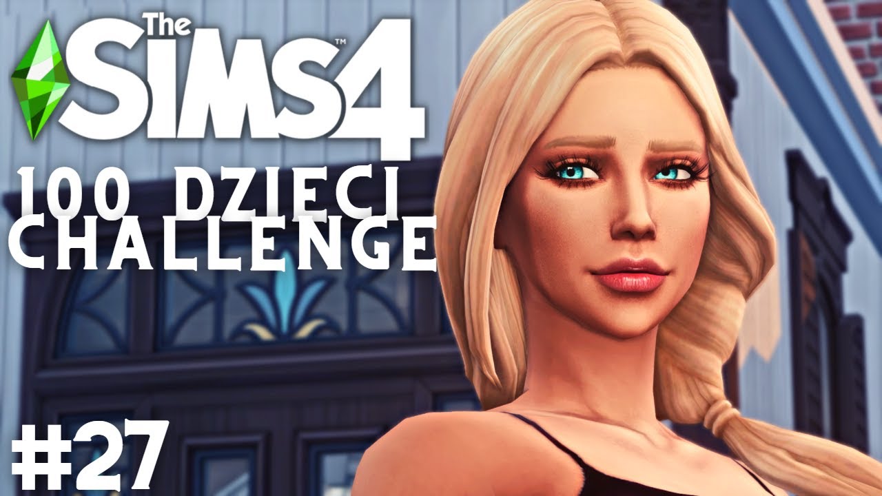💛 🤯LEWITUJĄCE DZIECKO 🤯 100 dzieci challenge, The Sims 4 - odcinek 27
