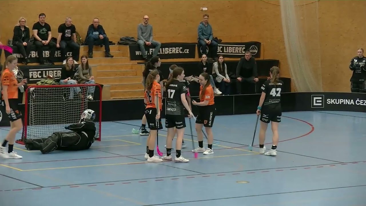 SESTŘIH | ČEZ Extraliga žen 20.  kolo Crazy girls FBC Liberec vs. Bulldogs Brno