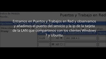 configuración del servidor Proxy Squid en Linux utilizando webmin
