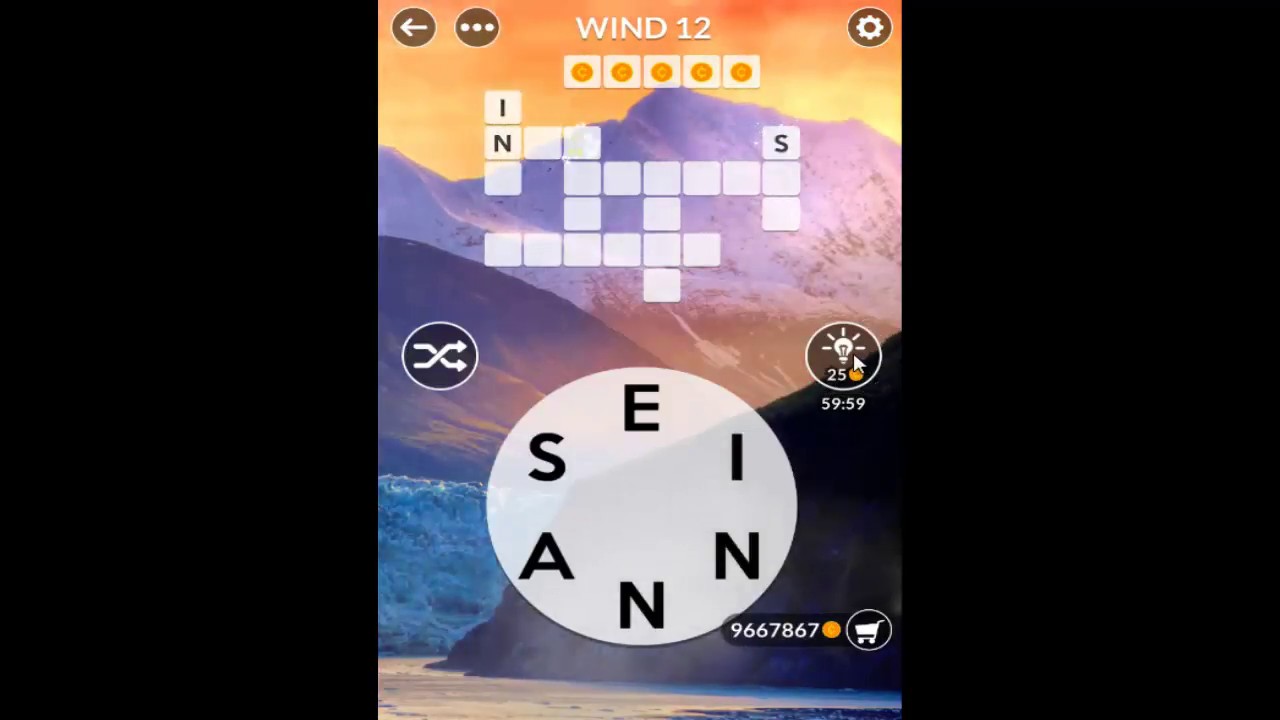 Wordscapes Wind Level 12 Answers
