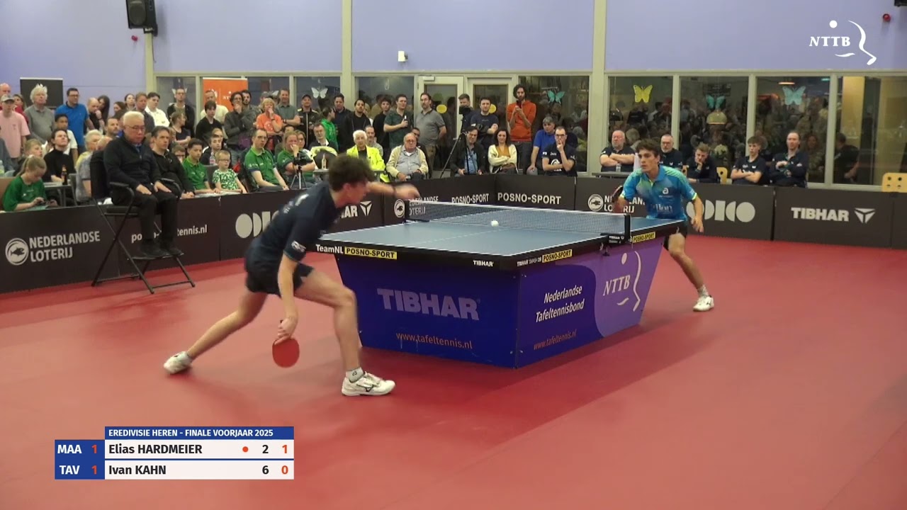 Finale eredivisie heren VJ25: Elias Hardmeier vs Ivan Kahn
