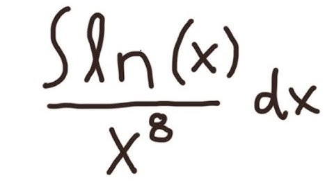 Integration By Parts ln(x)/(x^8) dx