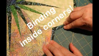 Binding INNER CORNERS