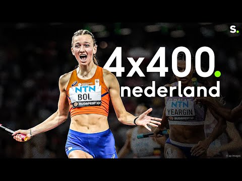 Formidabel! Femke Bol rolt Jamaica en Groot-Brittanni op met ultieme slotsprint