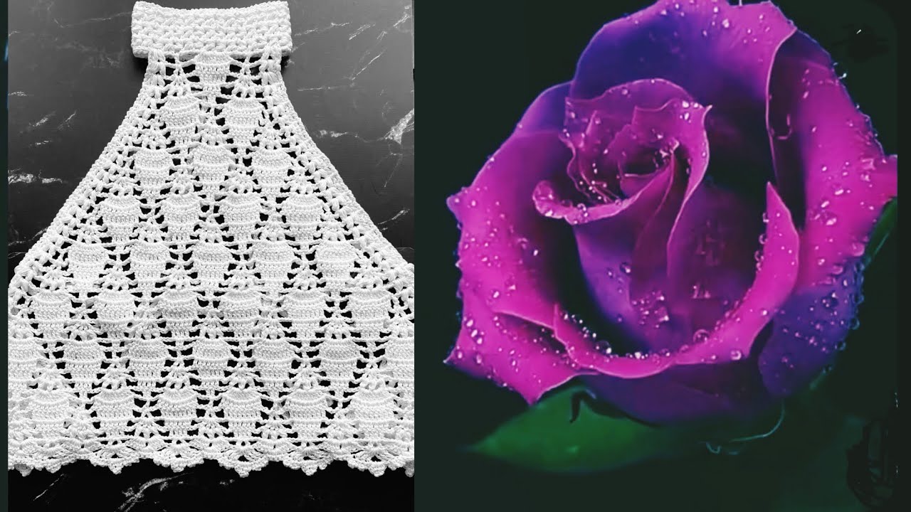 آموزش بافت تاپ مجلسی با قلاب  ‌‌‌‌‌‌‌‌‌‌‌پارت 2