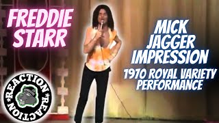 American Reacts to Freddie Starr | Mick Jagger Impression | 1970 Royal Variety Performance