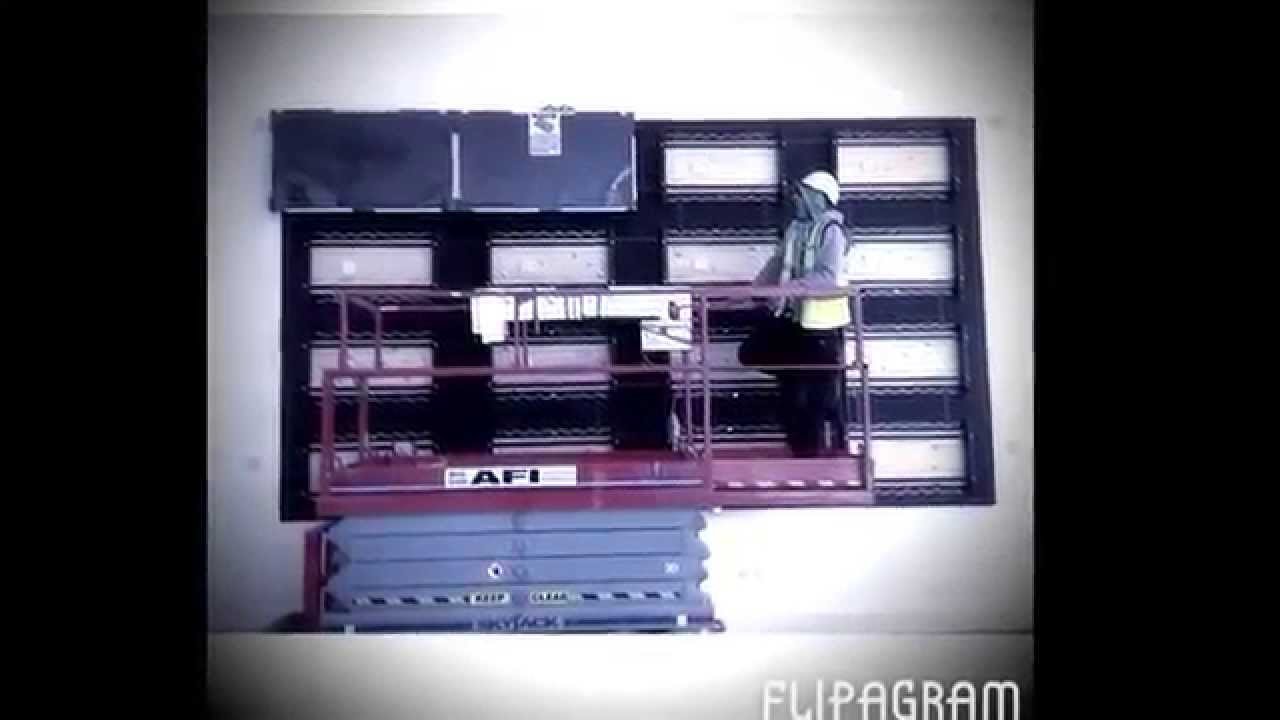 Video wall installation YouTube